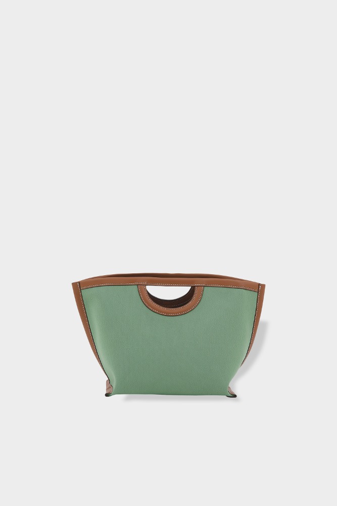 Square bag Small  Mos green(Low stock)